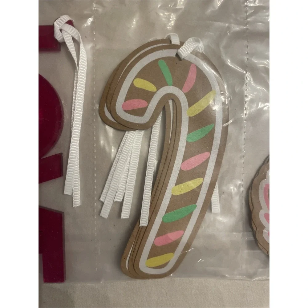 Fun Festive Large Colorful Gift Tags Retro LOVE JOY Pink Yellow‎ Purple Gifting